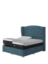 TEMPUR® Suffolk Adjustable Disc Continental 2 Drawer Divan Base, Single - thumbnail 5