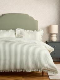 John Lewis x Sanderson Pinetum Duvet Cover Set, Sweet Pea - thumbnail 2