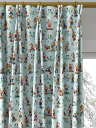 Disney Home x Sanderson Mickey & Minnie Made to Measure Curtains or Roman Blind, Bonbon Blue - thumbnail 4
