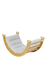 Tutti Bambini Scala Montessori Pikler Rocking Frame Cushion, Natural - thumbnail 2