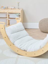 Tutti Bambini Scala Montessori Pikler Rocking Frame Cushion, Natural - thumbnail 3