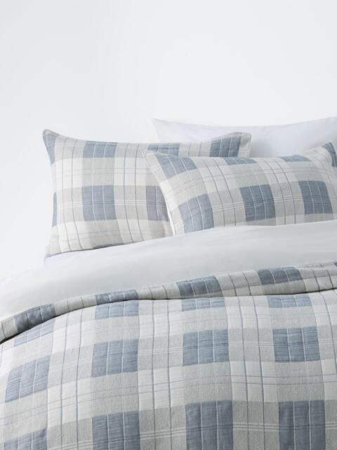 John Lewis Warwick Pure Cotton Gauze Duvet Cover Set - image 1