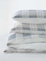 John Lewis Warwick Pure Cotton Gauze Duvet Cover Set - thumbnail 5