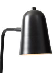 west elm Liam Wood Base Table Lamp, Black - thumbnail 6
