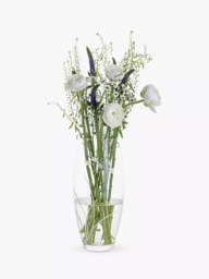 Dartington Crystal Glitz Lily Glass Vase, H30cm, Clear - thumbnail 2
