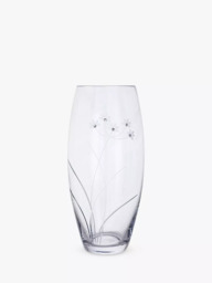 Dartington Crystal Glitz Lily Glass Vase, H30cm, Clear - thumbnail 1