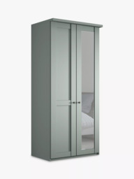 John Lewis Marlow 100cm Hinged Wardrobe with Right Mirror - thumbnail 1