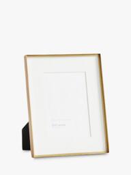 Pottery Barn Stowe Metal Photo Frame & Mount, Brass - thumbnail 1