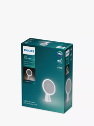 Philips Portable Mirror Desk Lamp for Makeup & Beauty Lighting, White - thumbnail 2