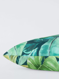 John Lewis Printed Palms Cushion - thumbnail 3