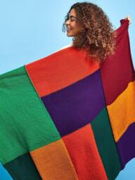 Sirdar Kith & Kin Patchwork Blanket Knitting Kit - thumbnail 2