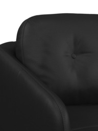 John Lewis Arlo Medium 2 Seater Leather Sofa Bed, Light Leg - thumbnail 6