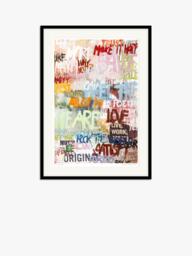 John Lewis Design Fabrikken 'Street Life' Framed Print & Mount, 73 x 53cm - thumbnail 1
