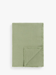 John Lewis Washed Cotton Bedspread