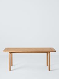 John Lewis Terra Teak Wood Rectangular Garden Dining Table, 201cm - thumbnail 3