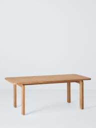 John Lewis Terra Teak Wood Rectangular Garden Dining Table, 201cm