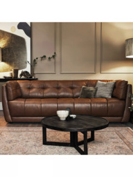 At The Helm Theo Grand 4 Seater Leather Sofa - thumbnail 2