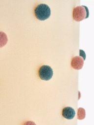 John Lewis Pom Pom Lamp & Ceiling Shade, Plaster - thumbnail 2