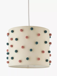 John Lewis Pom Pom Lamp & Ceiling Shade, Plaster - thumbnail 4