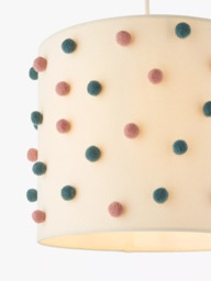 John Lewis Pom Pom Lamp & Ceiling Shade, Plaster - thumbnail 5