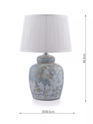 Laura Ashley Elizabeth Ceramic Table Lamp, Multi - thumbnail 6