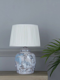 Laura Ashley Elizabeth Ceramic Table Lamp, Multi - thumbnail 2