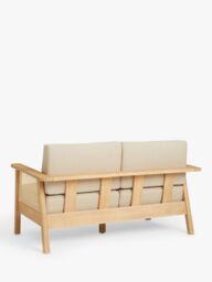 John Lewis Rattan 2-Seater Garden Sofa, FSC-Certified (Acacia Wood), Natural - thumbnail 2