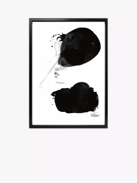 Brookpace Lascelles Anna Bulow 'Noise' Limited Edition Framed Print, 75 x 55cm, Black - image 1