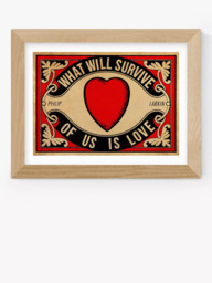 EAST END PRINTS Indieprints 'Arundel Tomb - Love' Framed Print