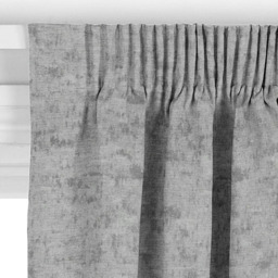 John Lewis Textured Chenille Made to Measure Curtains or Roman Blind, Steel - thumbnail 3