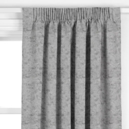 John Lewis Textured Chenille Made to Measure Curtains or Roman Blind, Steel - thumbnail 2