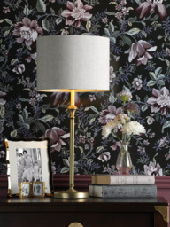 Laura Ashley Highgrove Table Lamp, Polished Nickel - thumbnail 1