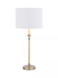 Laura Ashley Highgrove Table Lamp, Polished Nickel - thumbnail 4