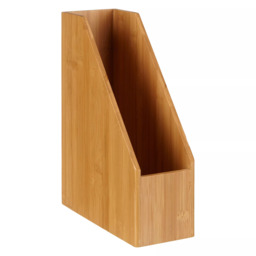 Osco Bamboo Magazine File Rack, Brown - thumbnail 1