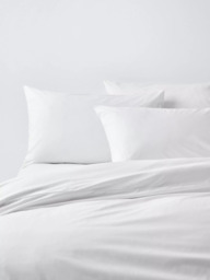 John Lewis Crisp & Fresh 400 Thread Count Organic Cotton Duvet Cover Set - thumbnail 1