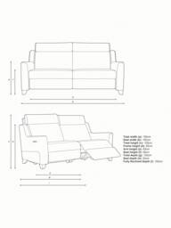Parker Knoll Bodella Large 2 Seater Leather Sofa - thumbnail 2