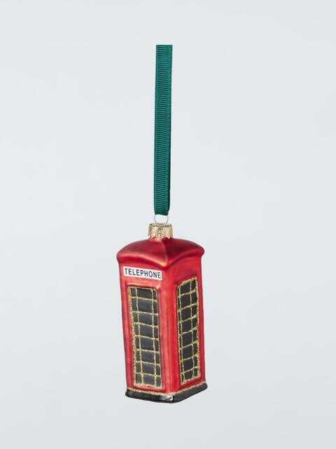 John Lewis Curate & Collect Telephone Box Bauble, Red - image 1
