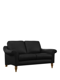 John Lewis Camber Small 2 Seater Leather Sofa, Light Leg - thumbnail 1