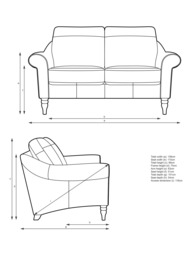 John Lewis Camber Small 2 Seater Leather Sofa, Light Leg - thumbnail 2
