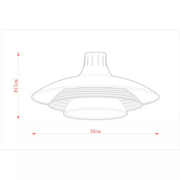 John Lewis Stockholm Easy-to-Fit Ceiling Shade - thumbnail 4
