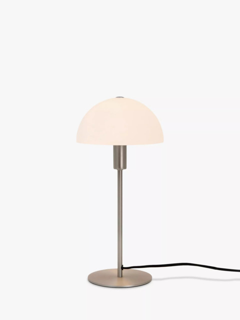 Nordlux Ellen Opal/Steel Table Lamp, Silver Grey - image 1