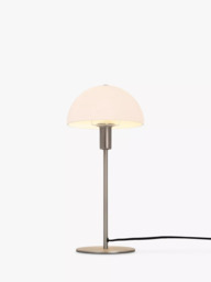 Nordlux Ellen Opal/Steel Table Lamp, Silver Grey - thumbnail 3