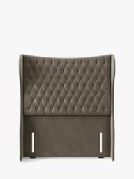 Hypnos Elizabeth Extra Wide Upholstered Headboard, Double - thumbnail 1