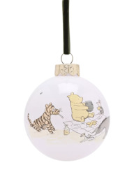 Disney Home x Sanderson Winnie The Pooh Christmas Baubles, Set of 6, Multi - thumbnail 6