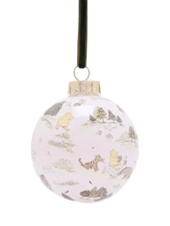 Disney Home x Sanderson Winnie The Pooh Christmas Baubles, Set of 6, Multi - thumbnail 5