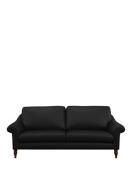John Lewis Camber Leather Grand 4 Seater Sofa, Dark Leg - thumbnail 5