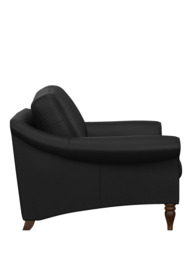 John Lewis Camber Leather Grand 4 Seater Sofa, Dark Leg - thumbnail 3