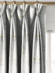 William Morris At Home Lily Flower Embroidered Made to Measure Curtains or Roman Blind, Ochre - thumbnail 6