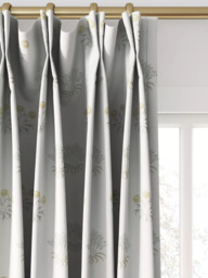 William Morris At Home Lily Flower Embroidered Made to Measure Curtains or Roman Blind, Ochre - thumbnail 4
