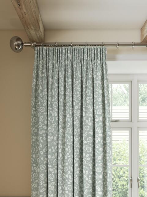 John Lewis Marlow Pair Lined Pencil Pleat Curtains - image 1